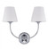 Libby Langdon Sylvan 2 Light Polished Chrome Sconce (205|2442-OP-CH)