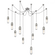 Junio 10-Light Chandelier (279|TOB 5645PN-CG-10)