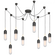 Junio 8-Light Chandelier (279|TOB 5645BZ/HAB-FG-8)
