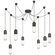 Junio 8-Light Chandelier (279|TOB 5645BZ/HAB-CG-8)
