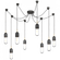 Junio 8-Light Chandelier (279|TOB 5645BZ/HAB-CG-8)