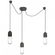 Junio 3-Light Chandelier (279|TOB 5645BZ/HAB-CG-3)