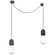 Junio 2-Light Chandelier (279|TOB 5645BZ/HAB-CG-2)