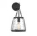 Crawford 1-Light Wall Sconce in Matte Black (128|9-1801-1-89)