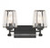 Garnet 2-Light Bathroom Vanity Light in Matte Black (128|8-6001-2-BK)