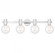 Wright 4-Light Bathroom Vanity Light in Chrome (128|8-3076-4-11)