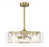 Genry 5-Light LED Fan D'Lier in Warm Brass (128|27-FD-8201-322)