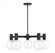 Wright 5-Light Chandelier in Matte Black (128|1-3073-5-89)