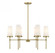 Haynes 6-Light Chandelier in Warm Brass (128|1-2802-6-322)