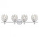 Moreno 4-Light Bathroom Vanity Light in Chrome (128|8-6601-4-11)
