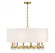 Dahlia 6-Light Pendant in Warm Brass (128|7-4368-6-322)