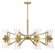 Bennington 16-Light Chandelier in Warm Brass (128|1-9705-16-322)