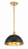 Soto 12'' Matte Black + Antique Gold Pendant (205|SOT-18013-MK-GA)