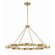 Orson 38.5'' Modern Gold Chandelier (205|ORS-738-MG)