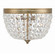 Nola 11.5'' Vibrant Gold Flush Mount (205|NOL-312-VG-CL-MWP)