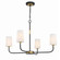 Niles 34'' Black Forged + Modern Gold Chandelier (205|NIL-70015-BF-MG)