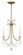 Karrington 3 Light Aged Brass Mini Chandelier (205|KAR-90903-AG-CL-MWP)