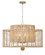 Jayna 8 Light Burnished Silver Chandelier (205|JAY-A5006-BS)