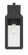 Byron 1 Light Matte Black Outdoor Sconce (205|BYR-80101-MK)