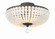 Bella 3 Light Matte Black Semi Flush Mount (205|BLA-10660-MK)