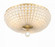 Bella 15.75'' Antique Gold Semi Flush Mount (205|BLA-10660-GA)