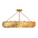 Broche 33.5'' Antique Gold Semi Flush Mount (205|538-GA_CEILING)