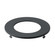 Direct-to-Ceiling Slim Decorative Trim 4 inch Round Textured Black (2|DLTSL04RBKT)