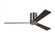 Rozzen 52-inch indoor/outdoor Energy Star hugger ceiling fan in brushed steel silver finish (6|3RZHR52BS)