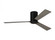 Rozzen 44-inch indoor/outdoor Energy Star hugger ceiling fan in aged pewter finish (6|3RZHR44AGP)