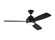Ikon 52-inch indoor/outdoor integrated LED dimmable ceiling fan in midnight black finish (6|3IKDR52MBKD)