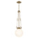 Albers 10.5 Inch 1 Light Pendant with Opal Glass in Champagne Bronze (2|52582CPZ)