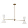Linear Chandelier 4Lt (2|52569CPZWH)