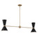 Linear Chandelier 4Lt (2|52569CPZBK)