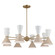 Phix 48.75 Inch 16 Light Chandelier in Champagne Bronze with Greige and White (2|52567CPZGRG)