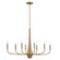 Deela 41 Inch 8 Light Oval Chandelier in Champagne Bronze (2|52528CPZ)