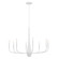 Deela 36 Inch 8 Light Chandelier in White (2|52526WH)