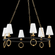 Haverford Chandelier (6939|H757806-AGB/TBK)