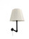 Studio Industrial Black Wall Lamp With Fabric Shade (Pin Up Only) (34|ST675-BLK)