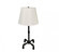 Studio Industrial Black Table Lamp With Fabric Shade (34|ST650-BLK)