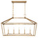Townsend 5-Light Linear Chandelier in Warm Brass (128|1-424-5-322)