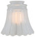 2 1/4 INCH CLEAR/FROSTED GLASS SHADE (39|2560)