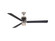 Muir 56'' 3 Blade Ceiling Fan (128|56-870-3BK-SNB)