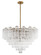 Addis 16 Light Aged Brass Chandelier (205|ADD-316-AG-CL)