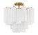 Addis 17.75'' Aged Brass Semi Flush Mount (205|ADD-300-AG-WH_CEILING)