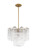 Addis 17.75'' Aged Brass Chandelier (205|ADD-300-AG-CL)