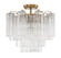 Addis 17.75'' Aged Brass Semi Flush Mount (205|ADD-300-AG-CL_CEILING)