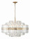 Hayes 16 Light Aged Brass Chandelier (205|HAY-1407-AG)
