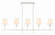 Broche 53.5'' Matte White Linear Chandelier (205|537-MT)