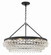 Calypso 30'' Crystal Teardrop Matte Black Chandelier (205|275-MK)