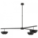 Valencia Extra Large Three Light Chandelier (279|ARN 5520BZ-BLK)